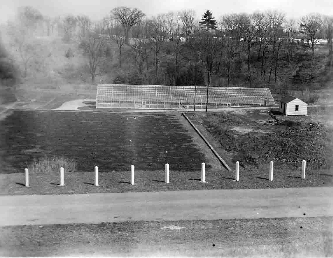 1958 Filter beds and Greenhouse